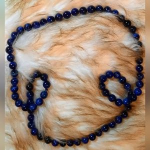 31 inch Hawk Eye hand-knotted necklace